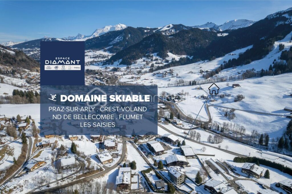 74120 PRAZ-SUR-ARLY – APPARTEMENT 1 CHAMBRE + MEZZANINE – VUE MONTAGNE – PROCHE CENTRE VILLAGE ET PISTES DE SKI – 2 pièces – 2 chambres – 23 m²