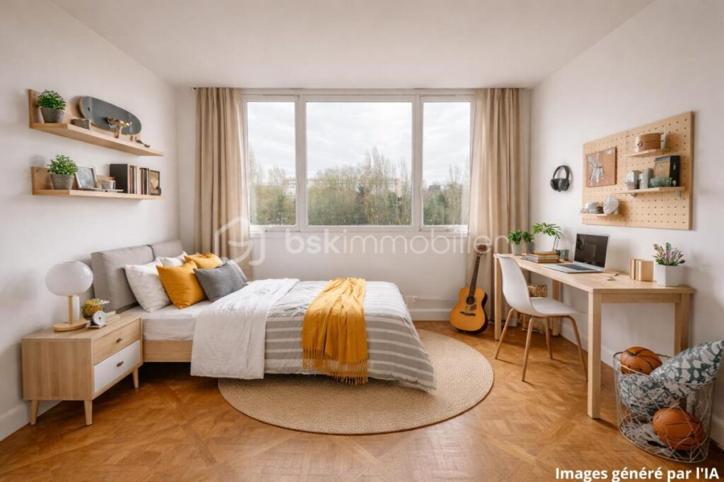 Charmant duplex T3 entièrement rénové, situé à la limite d’Antony, au sein du Domaine de la Peupleraie – 3 pièces – 2 chambres – 59 m²