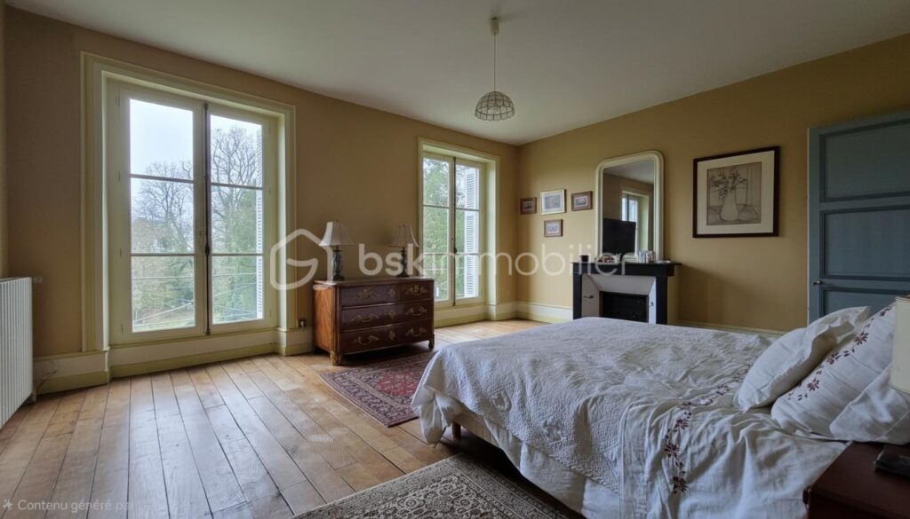 Magnifique Chateau du XIX éme , dépendances, Maison de gardien/gite, parc arboré de 9,5 hectares – 15 pièces – 8 chambres – 632 m²