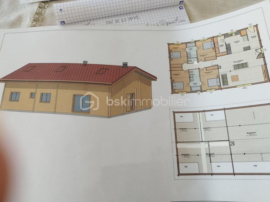 2 villas récentes sur 2 hectares de terrain – 10 pièces – 7 chambres – 305 m²