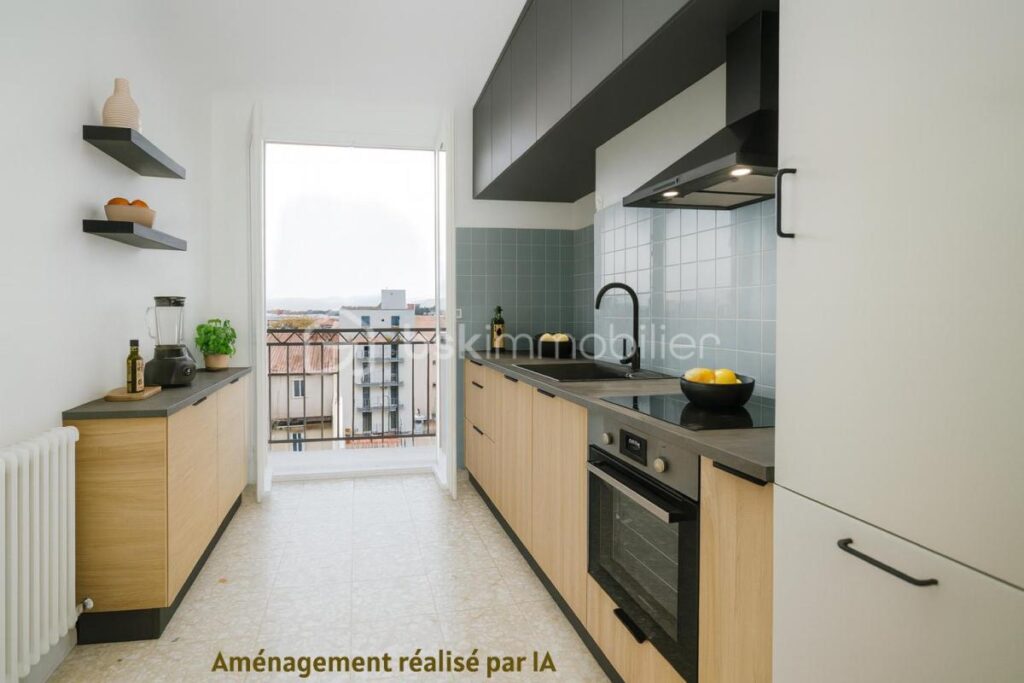 T3 74 m² – 2 balcons + parking – 6ᵉ étage – avec ascenseur – 3 pièces – 2 chambres – 73 m²