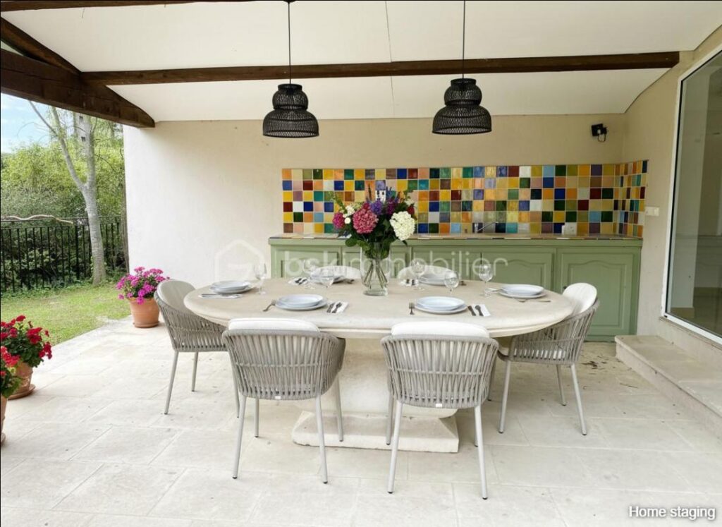 Maison de plain-pied avec piscine et vue dégagée sur le Luberon – Calme – 6 pièces – 5 chambres – 106 m²