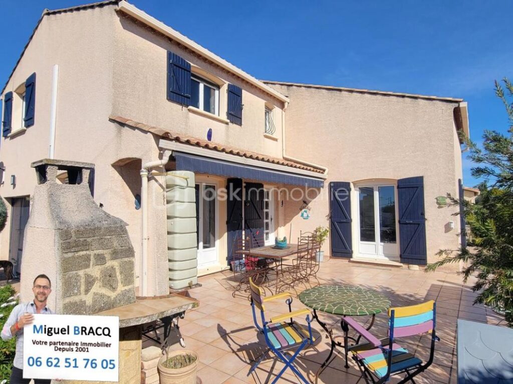 Villa F4 avec 115 m² hab sur 512 m² de terrain au calme sur Autignac 34480 – 4 pièces – 2 chambres – 115 m²