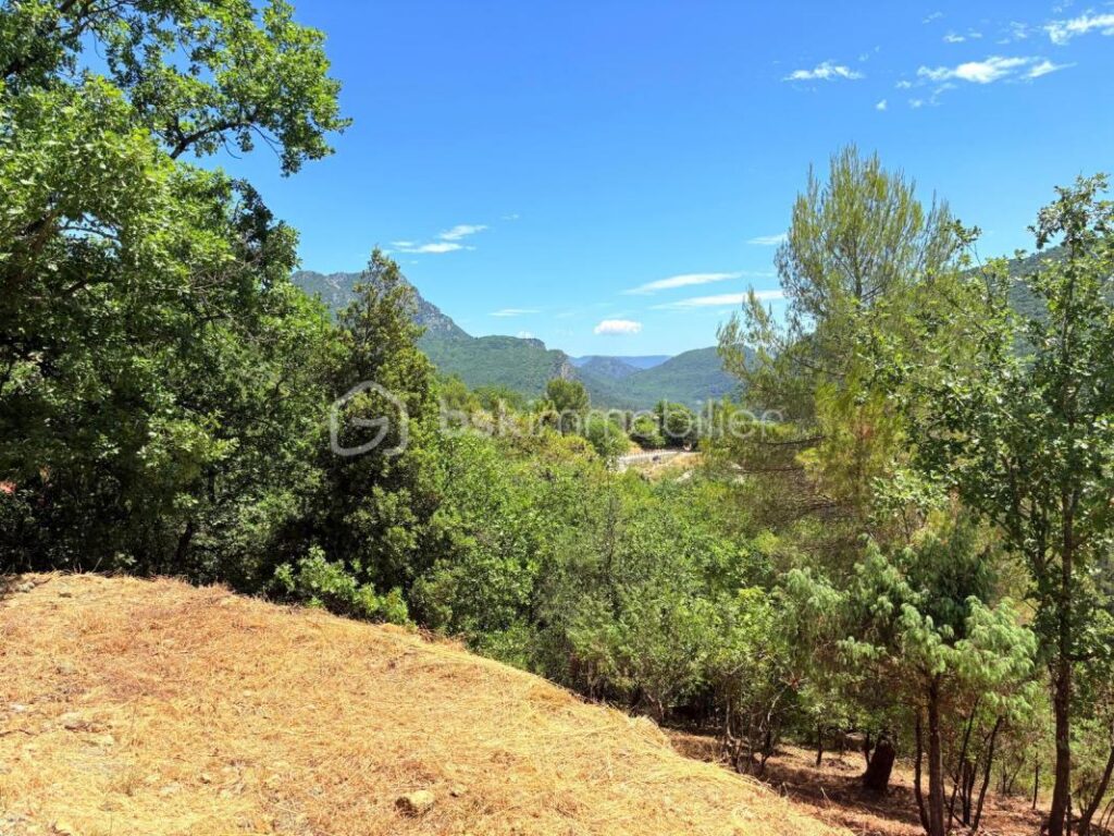 Terrain constructible de 1 605 m² – Vue panoramique – Pierrefeu (06910) À seulement 45 minutes de Nice, dans un cadre naturel privilégié – NR pièces – NR chambres – 1605 m²