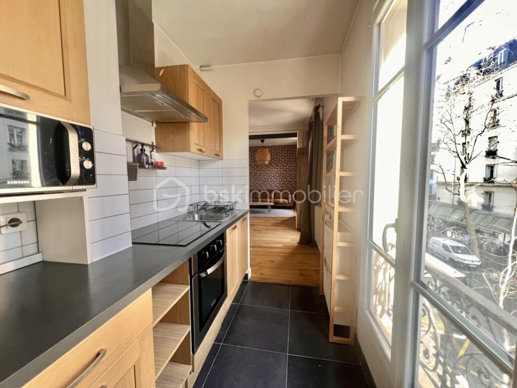 T2 de 43 m2 au 2ème étage sans ascenseur – RUE DE CRIMEE – Paris XIXème – 2 pièces – 1 chambre – 42 m²