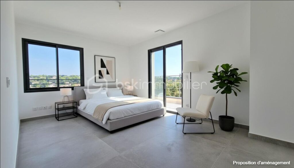 Villa 5 pièces 147m2 sur un terrain de 450m2 – Poulx – 5 pièces – 4 chambres – 147 m²