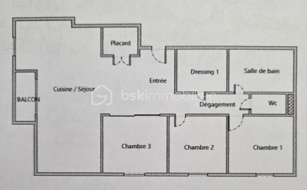 🌟 À VENDRE – Bel appartement familial 4 pièces avec balcon – Quartier résidentiel recherché à Rueil-Malmaison 🌟 – 4 pièces – 3 chambres – 73 m²