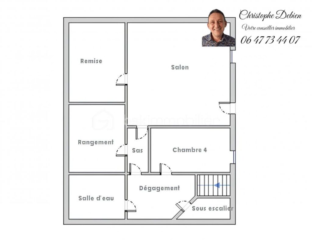 MAISON FAMILIALE DE PLAIN-PIED AVEC SOUS-SOL AMÉNAGÉ, 4 CHAMBRES ET GRAND JARDIN AU CALME – CHAVAGNES-EN-PAILLERS – 7 pièces – 4 chambres – 207 m²