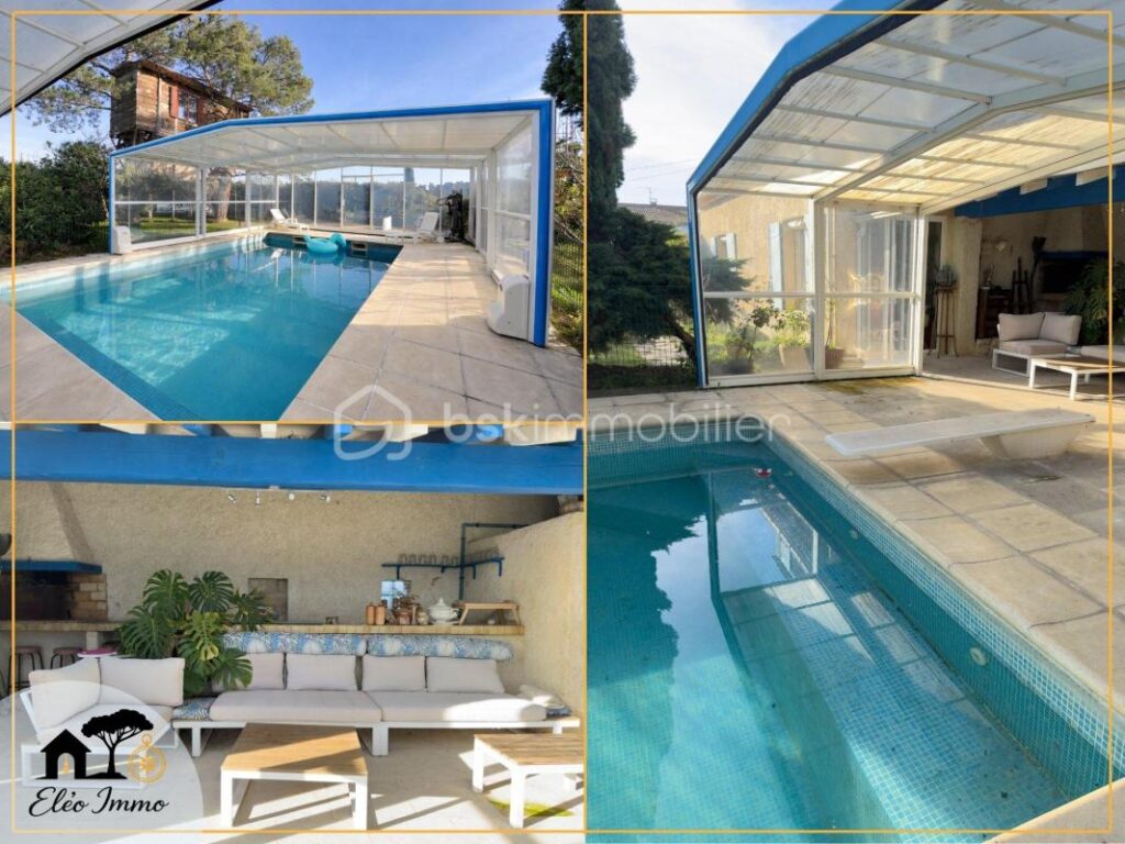 Bédarrides – Villa de 217 m² avec piscine, spa et parc paysager – 7 pièces – 4 chambres – 217 m²