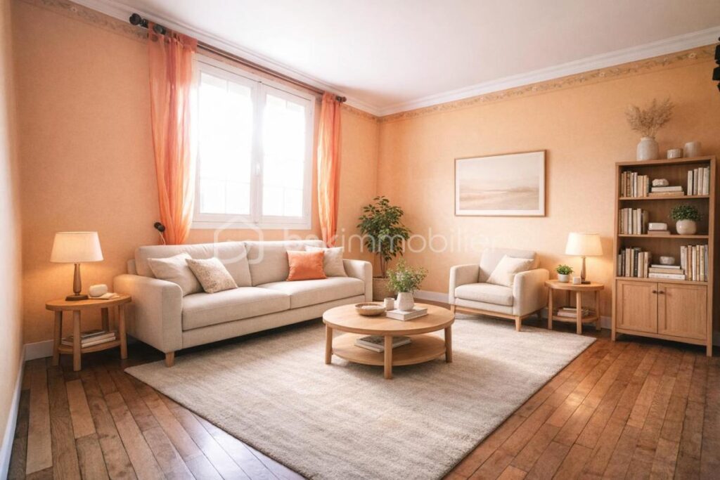 Maison de plain-pied de 80 m² sur sous-sol total sur terrain entièrement constructible et divisible de 1457 m² – 4 pièces – 2 chambres – 80 m²