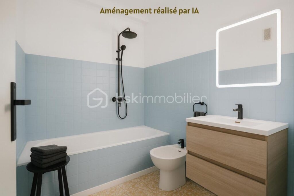T3 74 m² – 2 balcons + parking – 6ᵉ étage – avec ascenseur – 3 pièces – 2 chambres – 73 m²