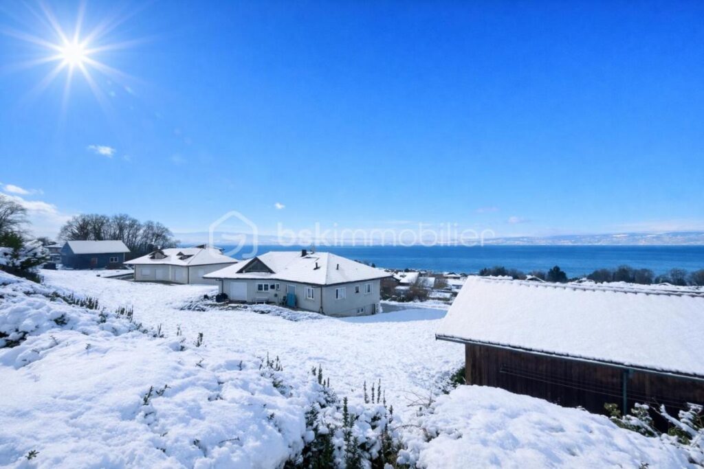DPT HAUTE SAVOIE (74) – MAISON FAMILIALE AVEC VUE SUR LE LAC LEMAN – Lugrin (Hauteurs d’Évian) – 6 pièces – 4 chambres – 166 m²