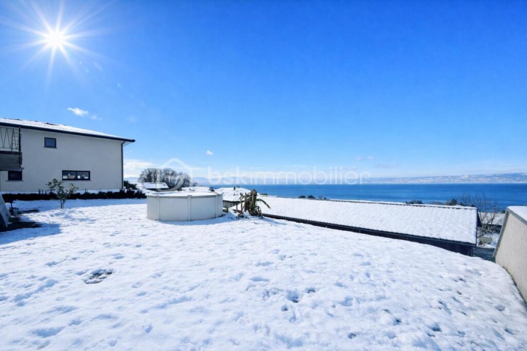 DPT HAUTE SAVOIE (74) – MAISON FAMILIALE AVEC VUE SUR LE LAC LEMAN – Lugrin (Hauteurs d’Évian) – 6 pièces – 4 chambres – 166 m²