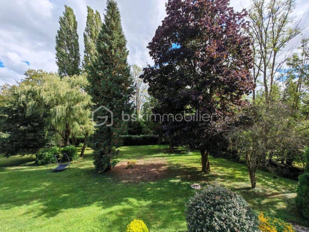 Spacieux pavillon au calme avec garage, sous-sol, jardin et bois – 11 pièces – 5 chambres – 416 m²