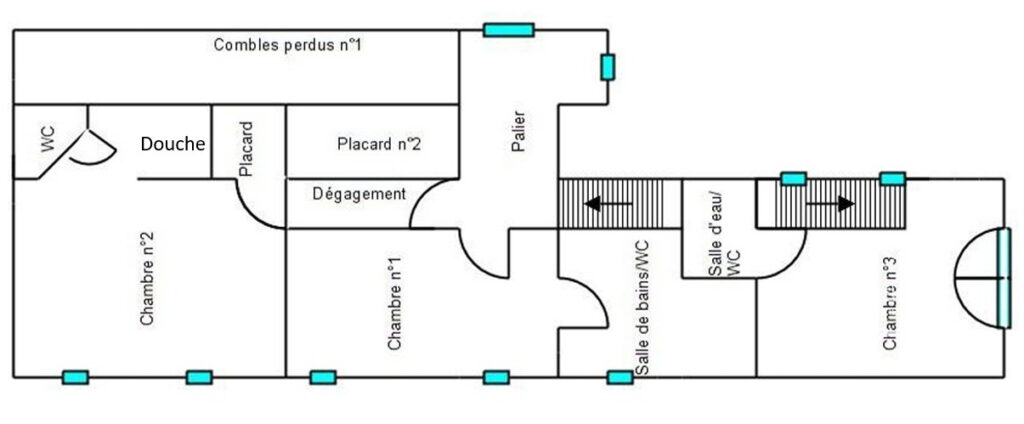 Magnifique propriété avec maison d’habitation, gîtes et pisc – 11 pièces – 7 chambres – 265 m²