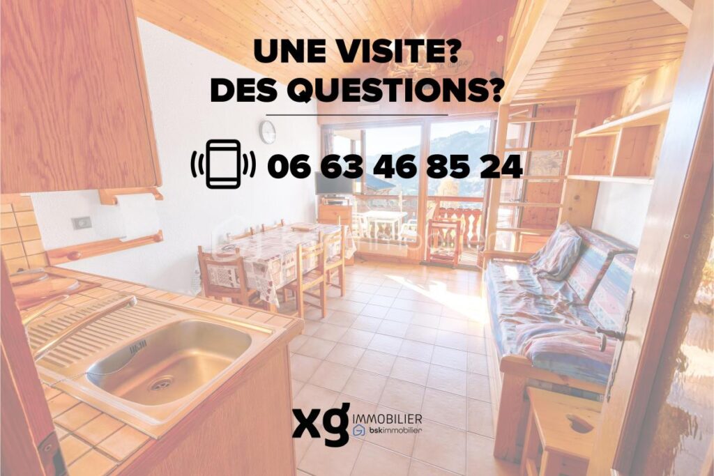 73950 – CREST-VOLAND – APPARTEMENT F2, 28M2 – PETITE COPROPRIÉTÉ – ENSOLEILLÉ, CALME – PROCHE REMONTÉES ET PROCHE CENTRE VILLAGE – 2 pièces – NR chambres – 28 m²