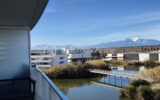 A VENDRE APPARTEMENT RECENT TRAVERSANT DE 122M² A CANET EN ROUSSILLON – COTE PORT – TERRASSES DE 100 M² – TROIS CHAMBRES – PARKING PRIVE – GARAGE INDIVIDUEL – CLIMATISATION GAINABLE – CUISINE D ETE – SPA – VUE DEGAGEE SUR LES ALBERES – 5 pièces – 3 chambres – 122 m²