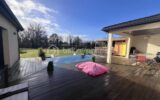Maison Contemporaine proche de Coutras Habitation et Activité Libérale 485000€ St Antoine sur l’Isle – 8 pièces – 3 chambres – 190 m²