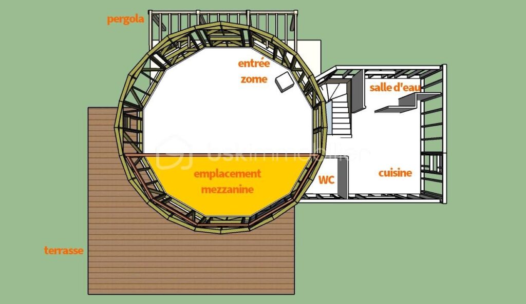 ✨ Architecture Singulière entre Lourdes et Bétharram – Projet Écologique d’Exception ✨ – 3 pièces – 1 chambre – 84 m²
