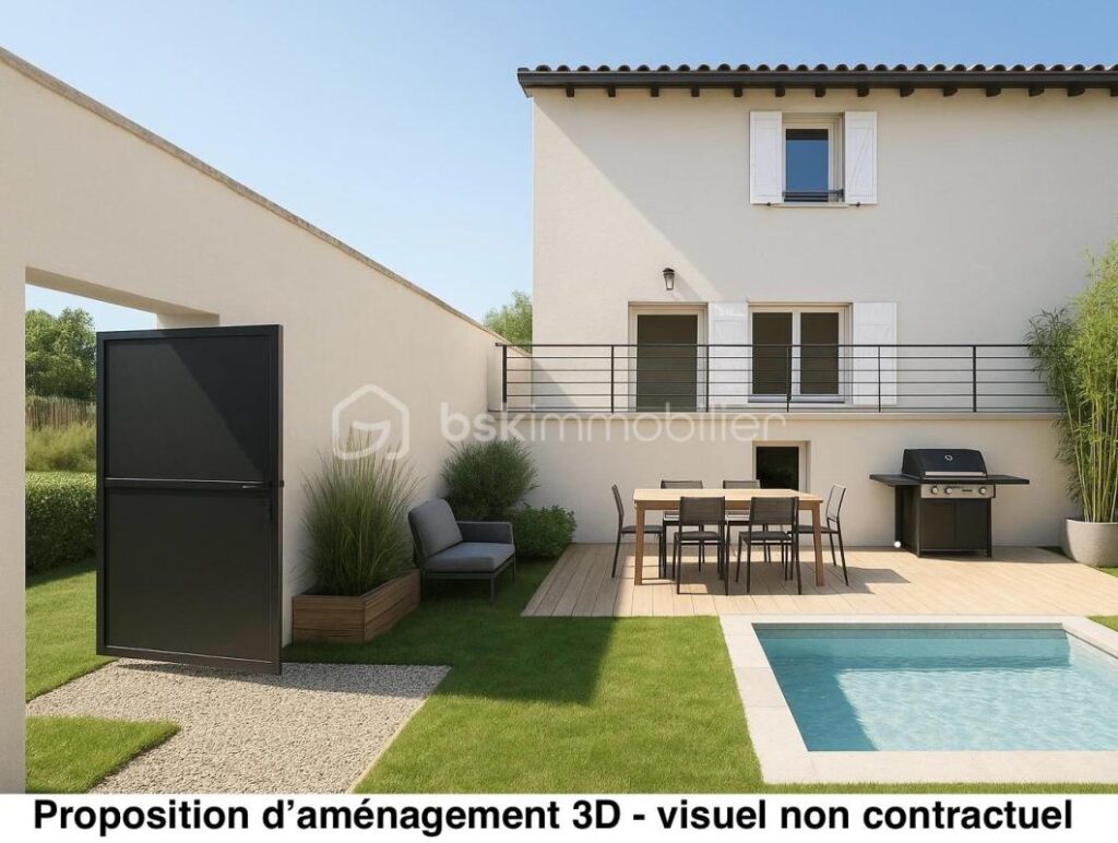 Maison de charme rénovée – 135m² au cœur d’une ferme rénovée – Proche Villefranche-sur-Saône – 4 pièces – 3 chambres – 120 m²