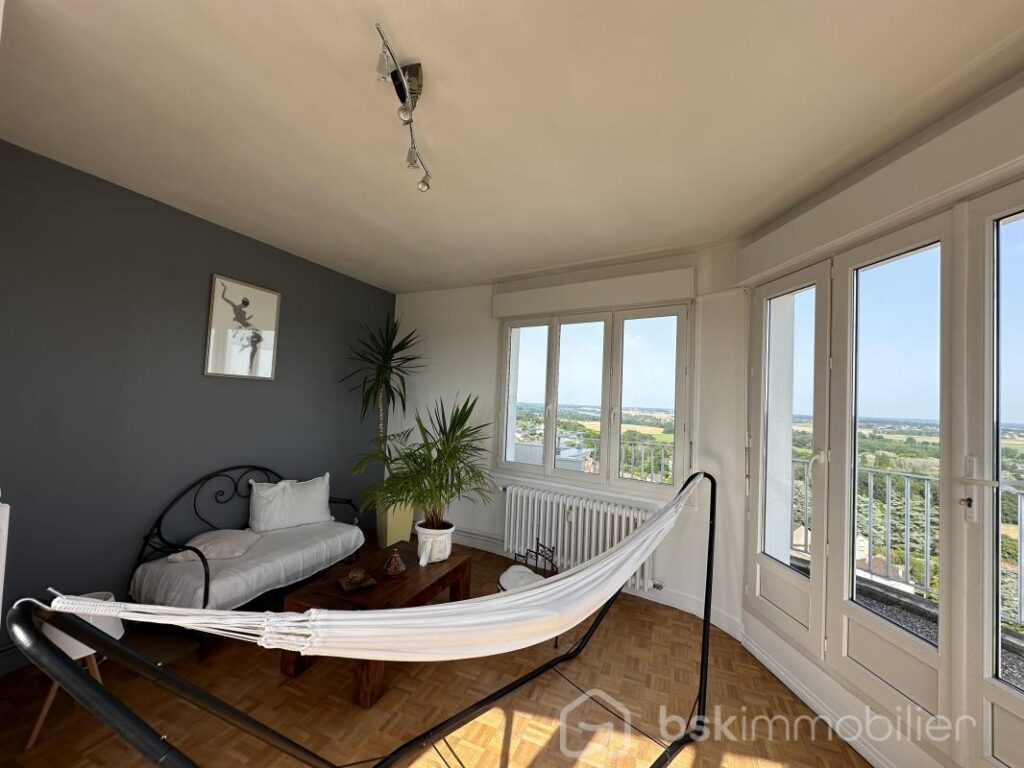 Appartement offrant une vue imprenable sur la Loire et la ville de Blois – 3 pièces – 2 chambres – 71 m²