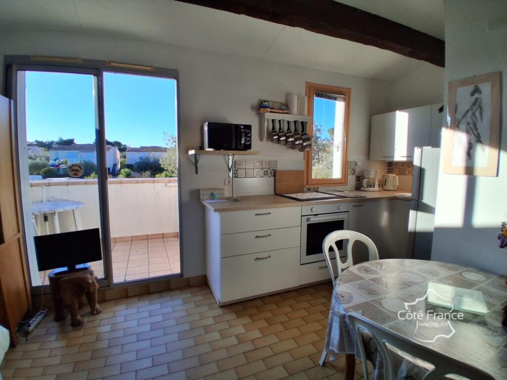 charmant appartement avec parking aux pinèdes – 2 pièces – 1 chambre – 21 m²