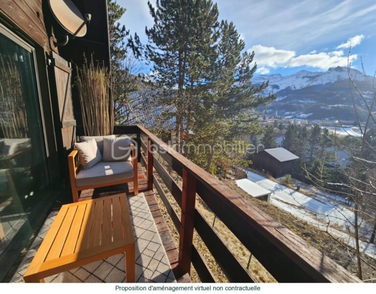EXCLUSIVITÉ – Chalet traditionnel à Allos – 5 pièces – 3 chambres – 125 m²