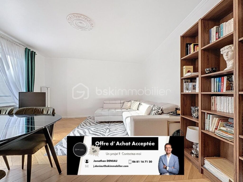 APPARTEMENT 3 PIÈCES RÉNOVÉ 65m2 AVEC PARKING PRIVATIF – 3 pièces – 2 chambres – 65 m²