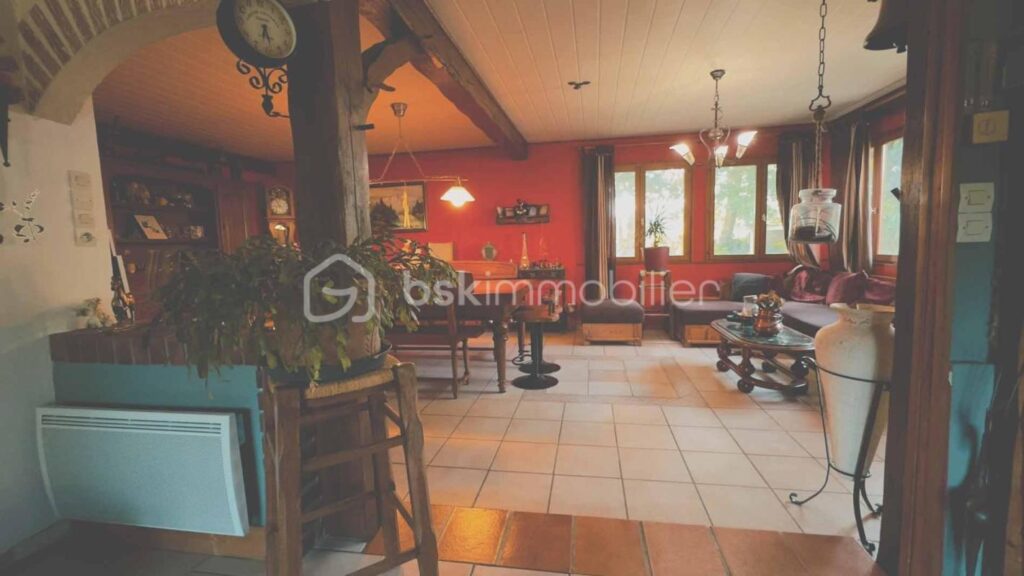 Coup de cœur : maison 134 m² (≈170 m² au sol) + grand jardin – 5 pièces – 4 chambres – 171 m²