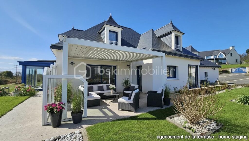 Maison d’Architecte Vue Mer – Équipée PMR – Plage 3 mn – 7 pièces – 4 chambres – 223 m²