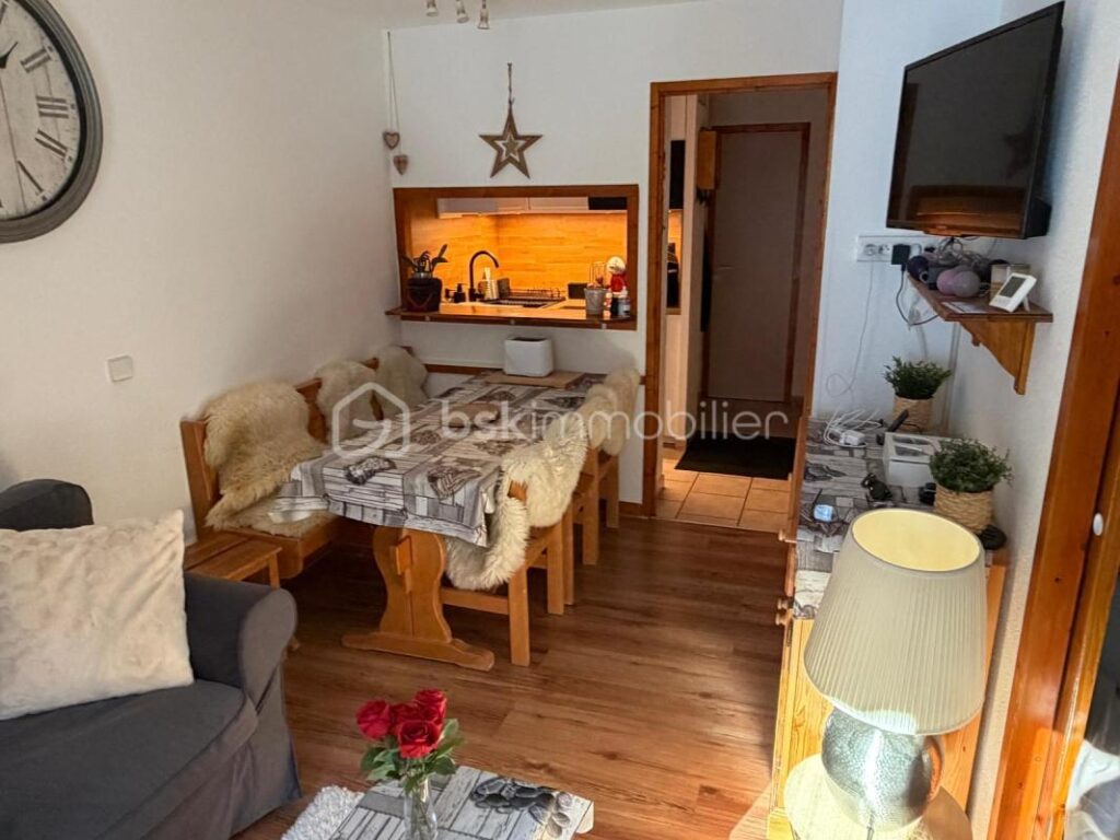 Appartement 6 personnes rénové au cœur de la station de Valfréjus – 3 pièces – 2 chambres – 30 m²