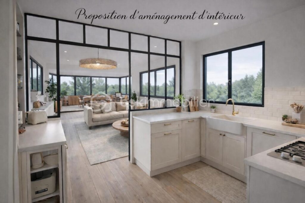 Montpellier NORD – Villa avec piscine – Vue sur la nature – 6 chambres – parcelle de 1400m2 – 7 pièces – 6 chambres – 193 m²