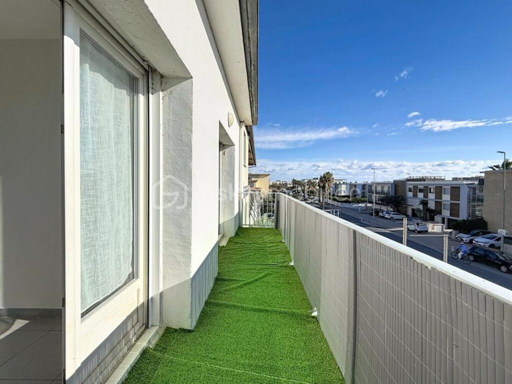 T2 avec terrasse & vue mer, dernier étage – Palavas-les-Flots – 2 pièces – 1 chambre – 37 m²