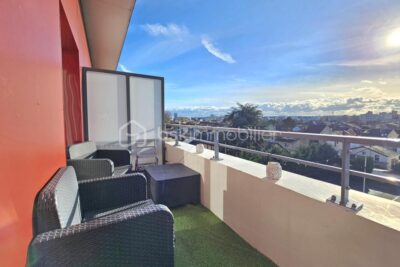 Dernier étage F2 44m² terrasse 14m² SUD parking DPE C – 2 pièces – 1 chambre – 44 m²