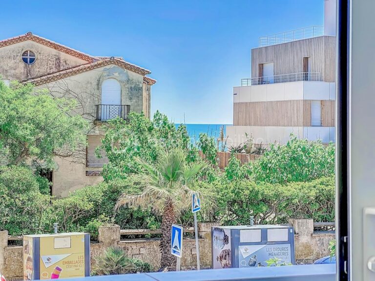 *** Appartement T3 rénové avec parking Vue MER à PALAVAS *** – 3 pièces – 2 chambres – 60 m²