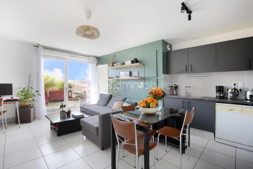 Magnifique T3 avec terrasse exceptionnelle – 3 pièces – 2 chambres – 61 m²