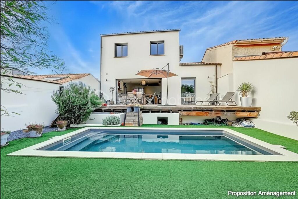 *** MAGNIFIQUE VILLA T5 de 2016 AVEC JARDIN PISCINABLE à PALAVAS *** – 5 pièces – 4 chambres – 100 m²