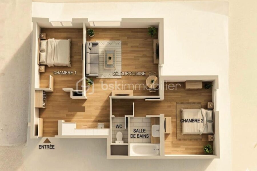Appartement à vendre à Paris 18e arrondissement — Vue sur la ville — photo 2