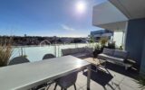 A VENDRE APPARTEMENT RECENT TRAVERSANT DE 122M² A CANET EN ROUSSILLON – COTE PORT – TERRASSES DE 100 M² – TROIS CHAMBRES – PARKING PRIVE – GARAGE INDIVIDUEL – CLIMATISATION GAINABLE – CUISINE D ETE – SPA – VUE DEGAGEE SUR LES ALBERES – 5 pièces – 3 chambres – 122 m²