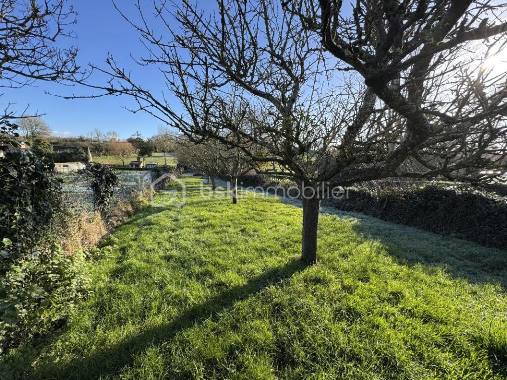 Maison de ville rénovée au coeur de Montebourg – Avec terrain, cour arrière, grange – 4 pièces – 2 chambres – 94 m²
