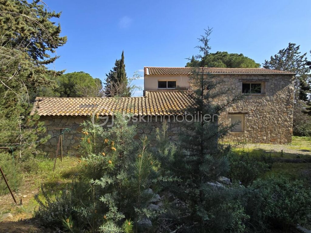 MAS de CARACTERE en Pierre – Havre de Paix avec Piscine et Oliveraie – 7 pièces – 5 chambres – 195 m²