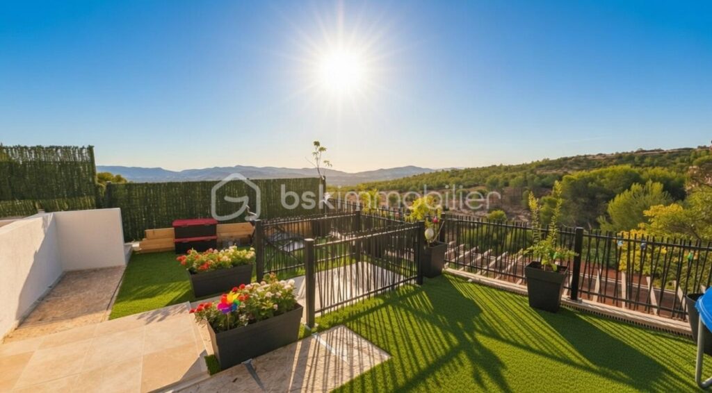 Castellet – Maison divisée en deux logements dans résidence sécurisée avec piscine – 5 pièces – 3 chambres – 92 m²