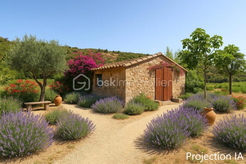 Mas cadastré sur presque 1 hectare, irrigué – NR pièces – NR chambres – 9610 m²