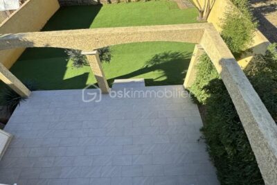 34490 LIGNAN SUR ORB – VILLA 113m2 – CHAMBRE EN RDC – AU CALME – JARDIN SANS VIS À VIS – GRAND GARAGE – PAS DE TRAVAUX – 5 pièces – 4 chambres – 113 m²