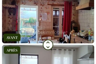 Maison 86 m² – parcelle 944 m² Chambourg-sur-Indre – 4 pièces – 3 chambres – 86 m²