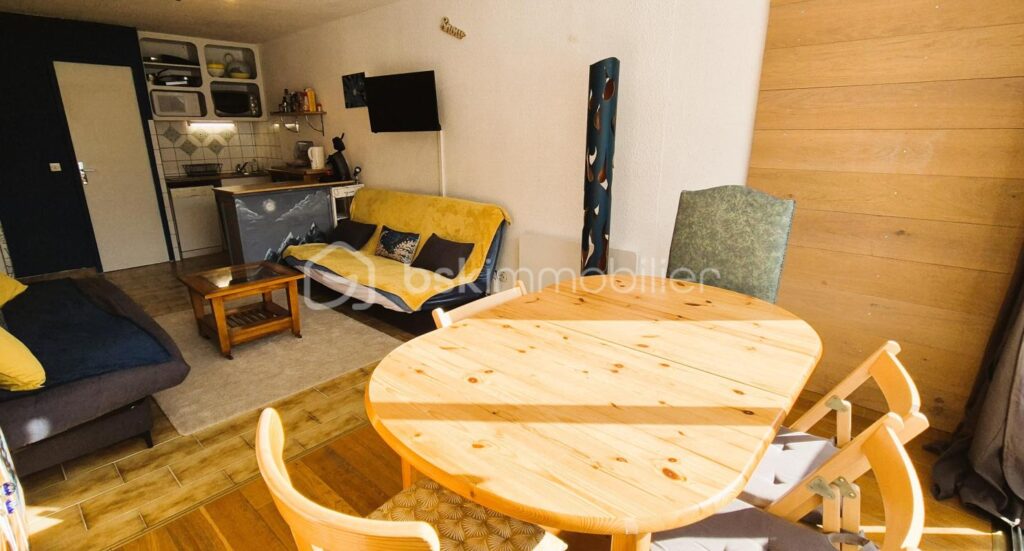 🏔️ GRAND STUDIO 6 COUCHAGES – LA FOUX D’ALLOS – VUE MONTAGNES – 1 pièce – NR chambres – 31 m²