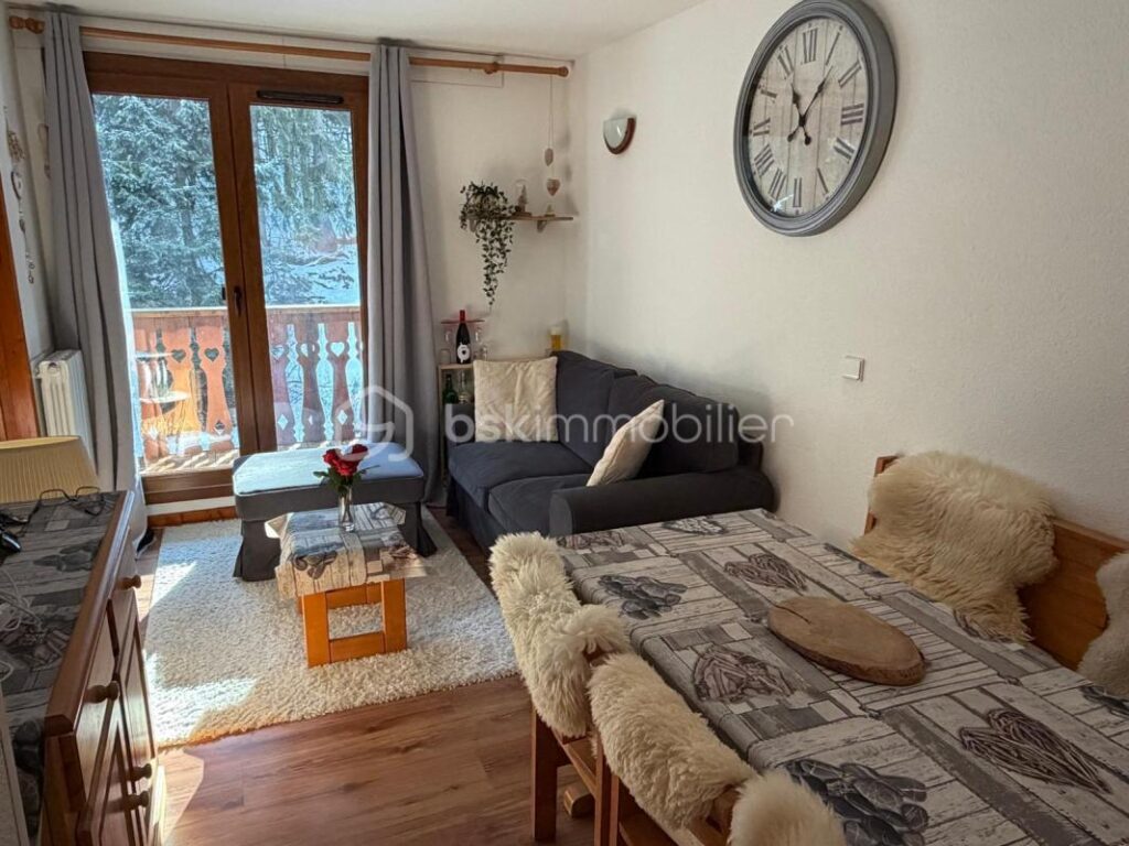 Appartement 6 personnes rénové au cœur de la station de Valfréjus – 3 pièces – 2 chambres – 30 m²