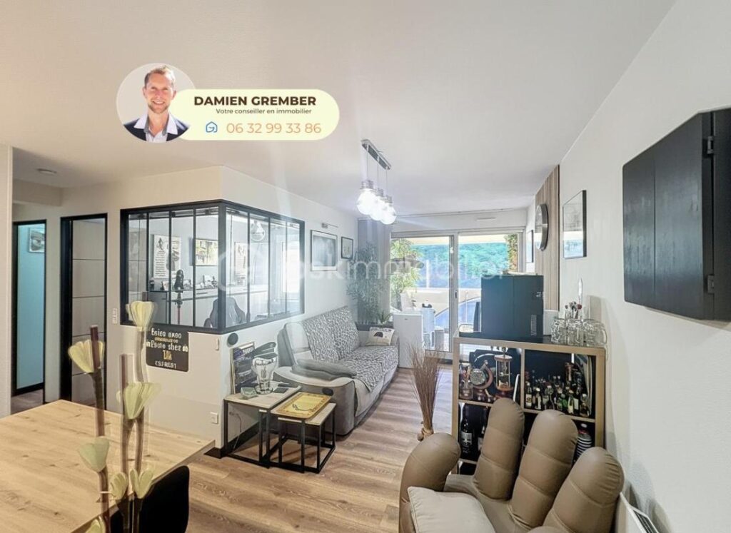 🌿 Charmant T3 rénové de 48 m² avec terrasse, vue pinède & piscine 😍 – 3 pièces – 2 chambres – 47 m²