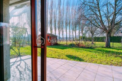 MAISON INDIVIDUELLE / 3 CHAMBRES / TERRAIN 459 M2 / GARAGE / JARDIN / TOP SECTEUR EN IMPASSE AVEC VUE SUR LES CHAMPS – 4 pièces – 3 chambres – 107 m²