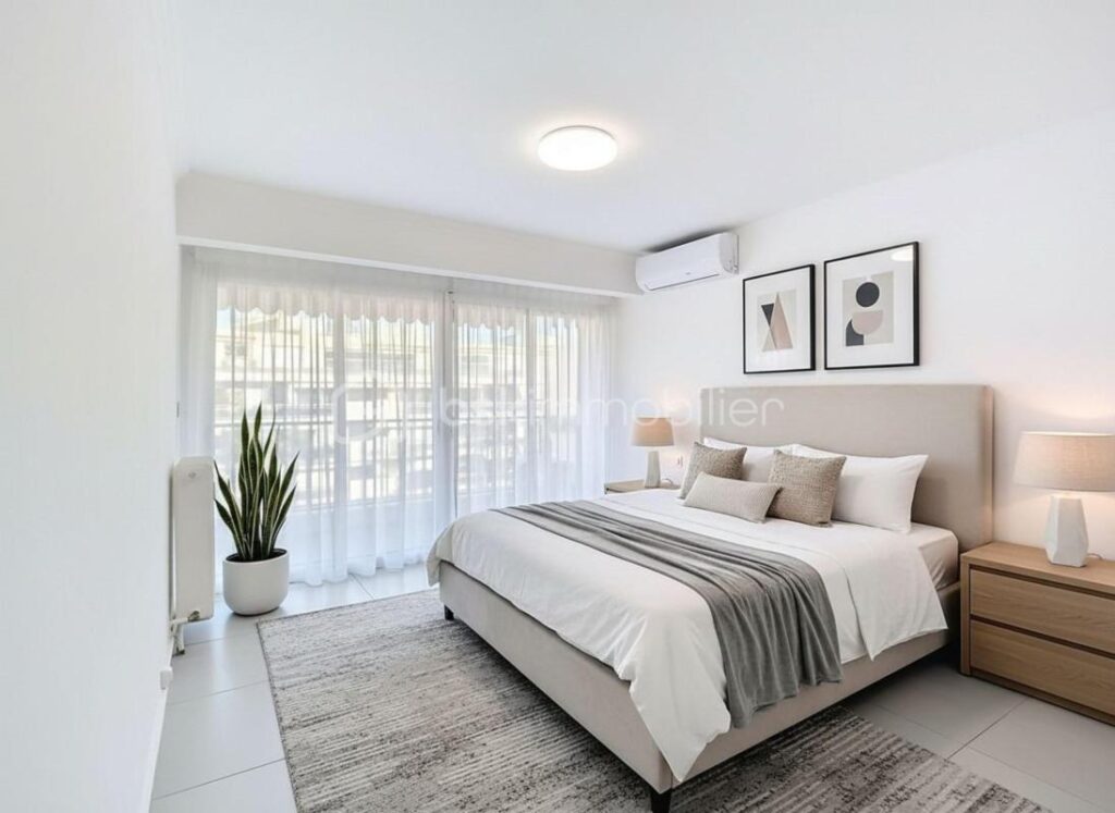 CANNES CARNOT 3P RÉNOVÉ ÉTAGE ÉLEVÉ – 3 pièces – 2 chambres – 67 m²